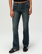 Q 41376 Vintage Blue Low Rise Flared Jeans ������΢��ţ�п�