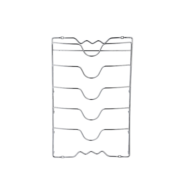 Multi-funcional cubierta de la olla estante de almacenamiento de hierro estante de la cocina hogar montado en la pared drenando tabla de cortar estante de almacenamiento de la tabla de cortar