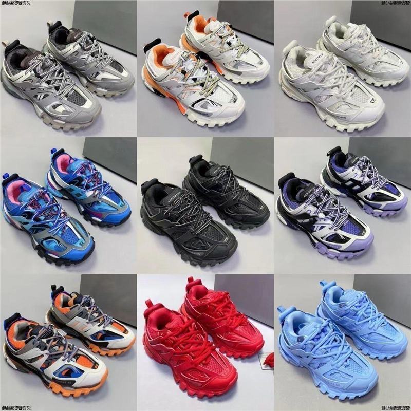 Pure Original Putian Track3.0 Paris Dad Shoes Trendyy Retro Thick-Soled Sports Shoes for Men and Women Couples Shoes Internet Celebrity Trendyy Shoes