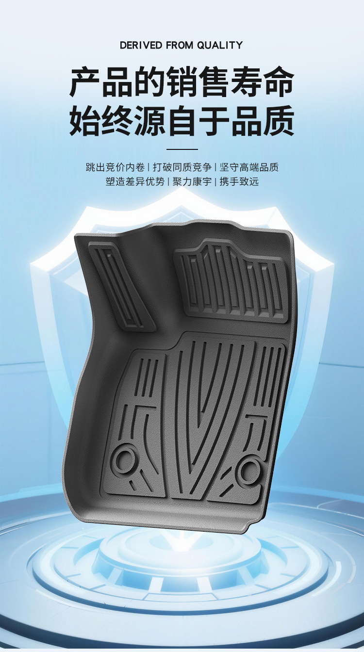 Suitable for 20-26 models of Buick Envision S, specialized eco-friendly TPE car floor mats, waterproof and wear-resistant floor mats