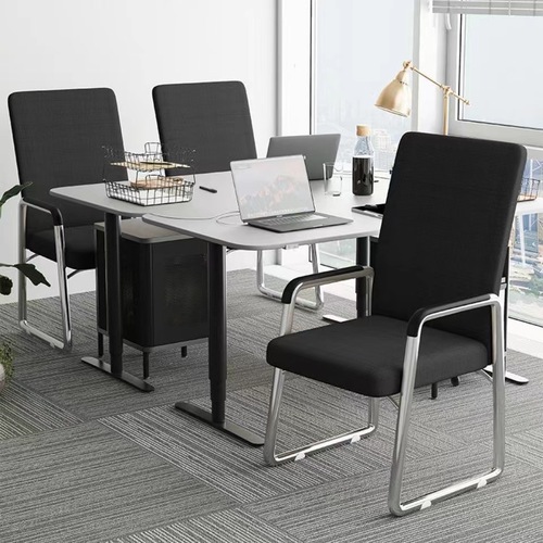 Modern Simple Bow Leg Office Chair Conference Training Chair Curved Back Chair Staff Boss Office Chair Wholesale