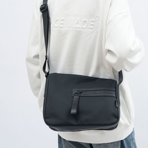 Korean-style work tote bag for men, large-capacity executive bag, casual trend fashion single-shoulder bag, minimalist commuting bag for women