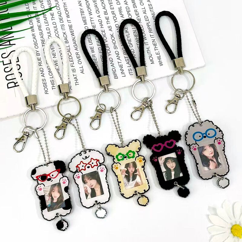 Puppy 1.0inch Photo Frame Keychain Idol Photo Card Storage Card Holder Anti-Loss Pendant Jewelry Manufacturer Ready Stock Puppy 1.0inch Photo Frame Keychain Idol Photo Card Storage Card Holder Anti-Loss Pendant Jewelry Manufacturer Ready Stock