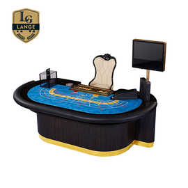 新款百家乐桌 德州扑克桌 轮盘桌 Poker table 专业厂家制造室内