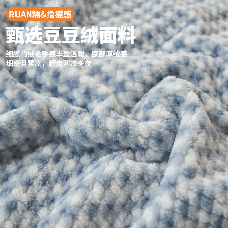 Invierno engrosado mantas de lana de coral mantas de cachemire mantas de siesta de oficina 2025 nuevo