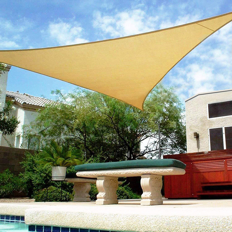 Right Angle Triangle Sunshade Sail Garden Outdoor Canopy Waterproof UV Protection Sunshade Cloth Sunscreen Portable Heat Insulation