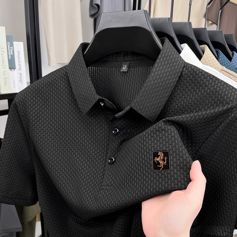 Summer silk short sleeve T-shirt