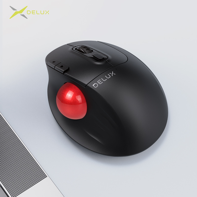 Colorido MT1 Trackball agarre Bluetooth inalámbrico anti-ratón mano rodillo de cuatro vías ratón portátil de escritorio