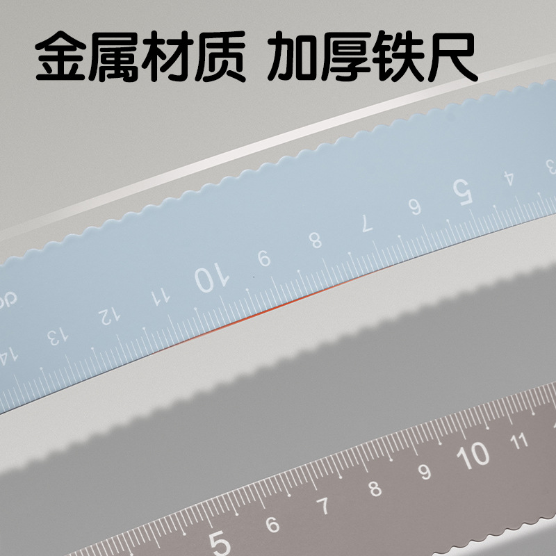 15cm / 20cm de metales de poder, reglas de dibujo de estudiantes, reglas de triángulo recta, reglas de medición de gonización, reglas de papelería