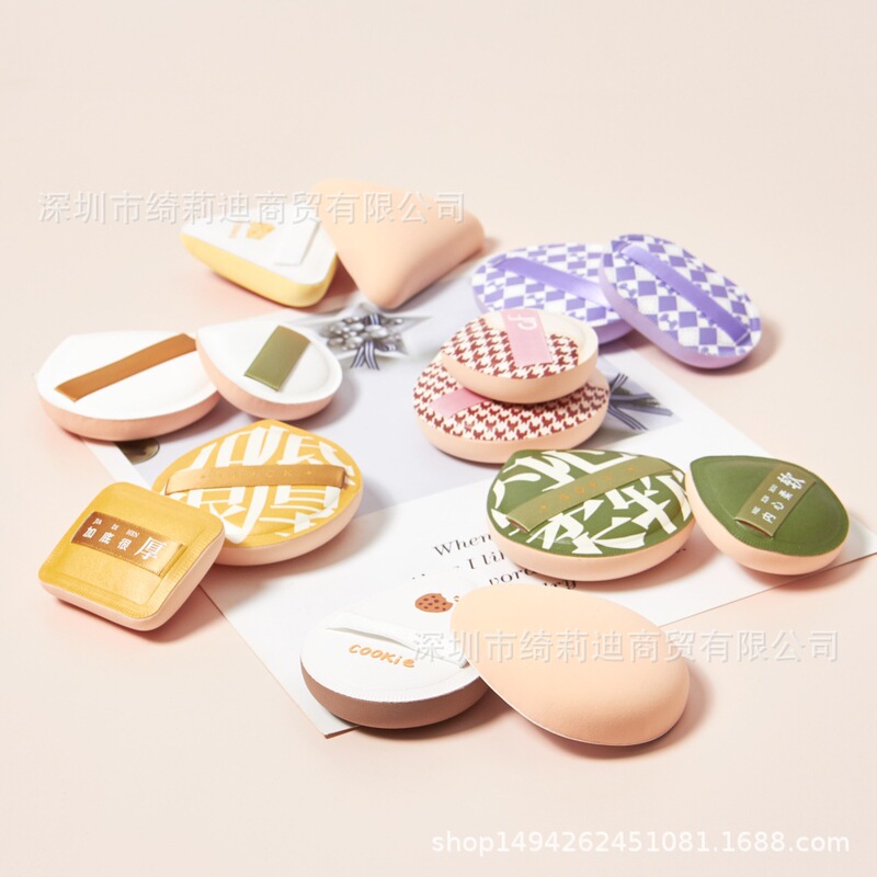工場直送 100パウダーQ弾エアクッションパフ マシュマロスーパーソフトパウダーパフ パウダーフリー ウェット＆ドライエアクッションパフ|undefined