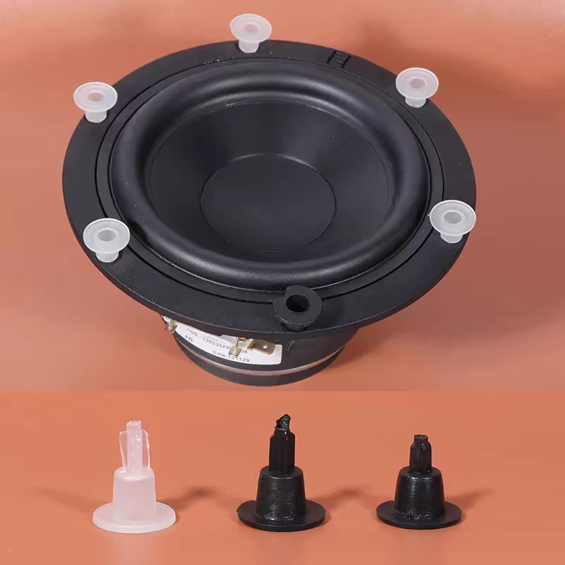 喇叭支撑钉音箱扬声器包装保护插籽大中小号音响喇叭固定胶扣胶粒|undefined