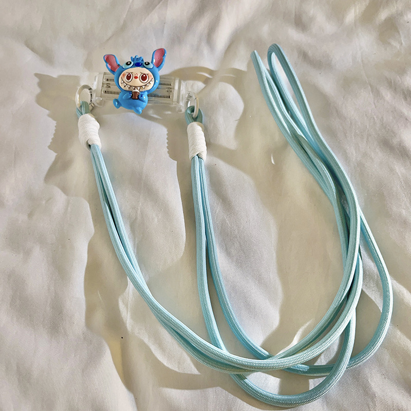 입체 밀크티 스티치 백 클립 + 롱 로프 172