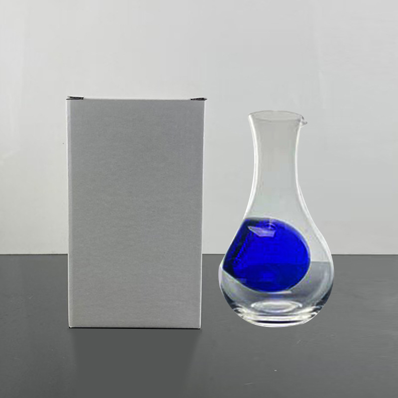 Chuangsitt vidrio hielo vino pote helado vino separador vino pourer hámster nido sala de enfriamiento pulgar cóncavo agujero sake taza