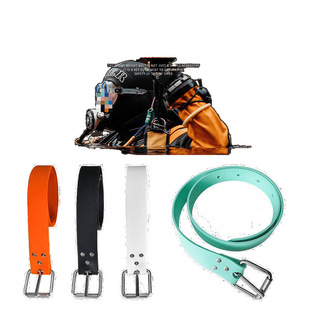 D2H Free Diving Weight Belt Diving Belt Silicone Belt Free Diving Accessories 1.3m Adjustable Quick Release Lead Belt