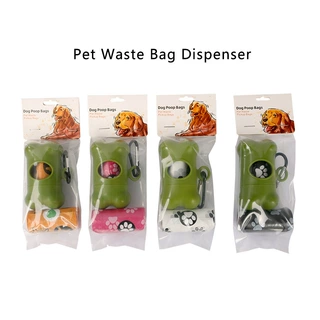 跨境厂家宠物垃圾袋分配器捡屎袋收纳包全生物降解狗屎袋poop bag