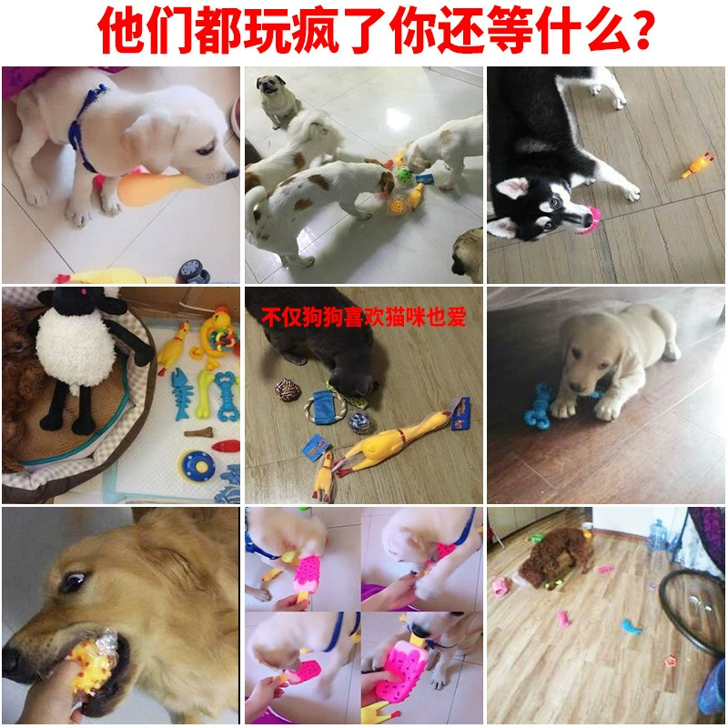 Собачья игрушка для молления зубов и крика курицы Бики маленькая собака плюшевый Боми щенок питомцы для снятия заложенности канат из конопли