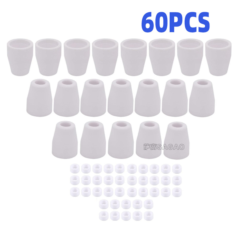 PT-31/温州40A等离子切割配件 LG40 LGK40切割枪保护嘴瓷嘴60PCS