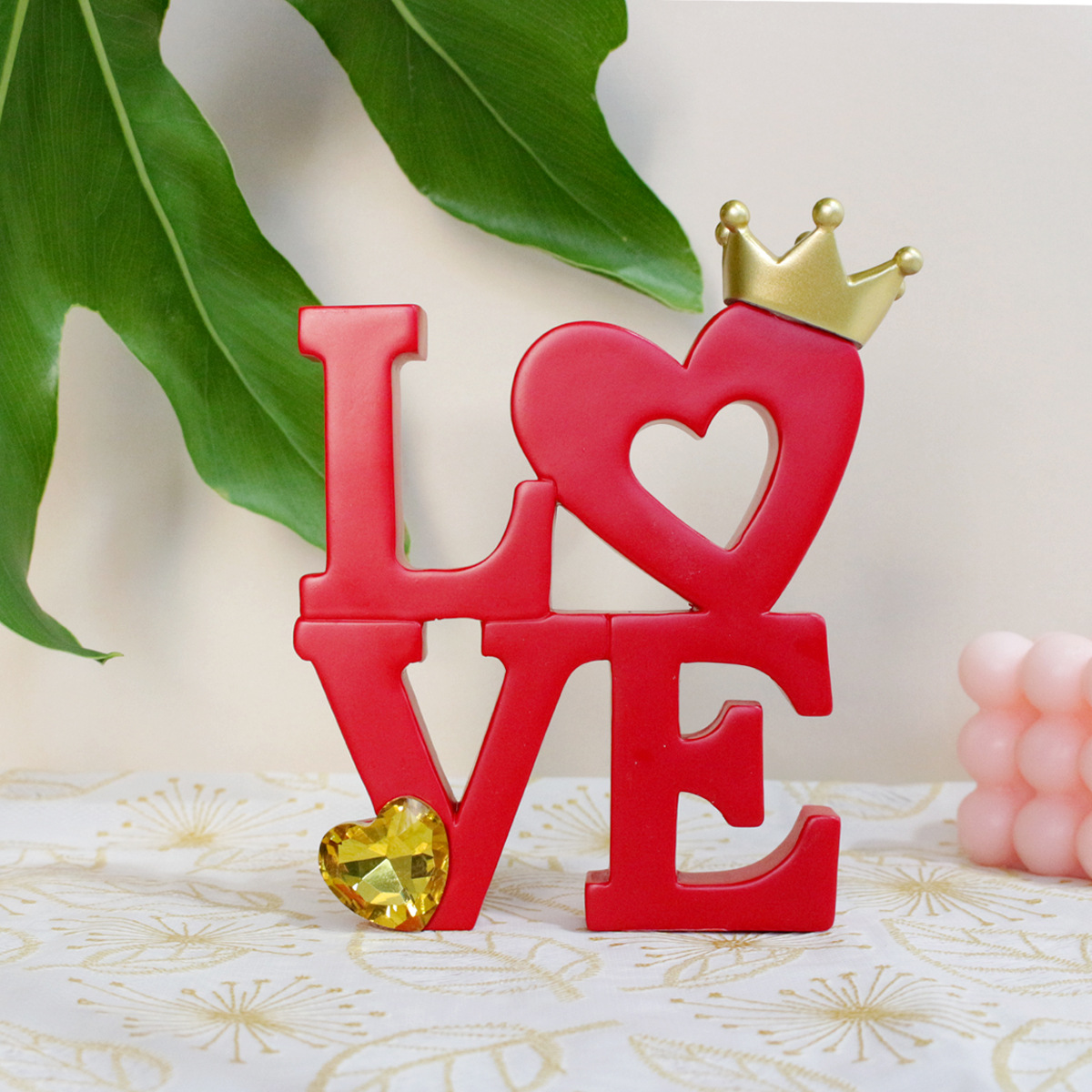  Valentine's Day Romantic Love Decoration Anniversary Proposal Wedding Anniversary Party Desktop Decoration