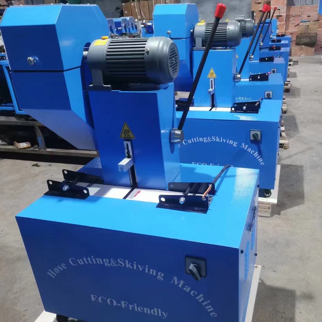 胶管切割机多少钱台 油管切割剥皮一体机钢丝管切管剥皮机厂家价