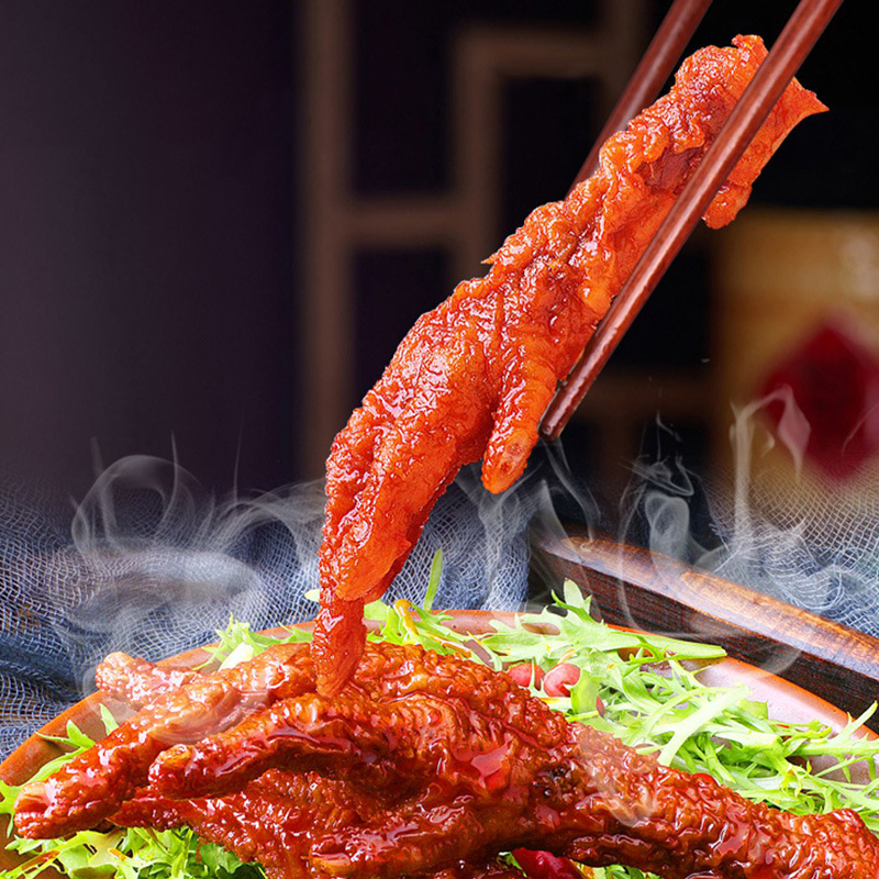 Lingmei 虎皮鶏足煮込み鶏足、スパイシーな鶏足、バルクチキン、すぐに食べられるスナック、安価で大量|undefined
