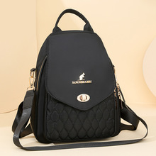高级感女士双肩包新款韩版时尚通勤单肩背包休闲旅行背包学生书包