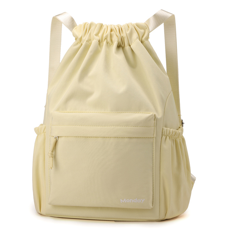 2025 nueva mochila de mujer nylon mochila multifuncional de gran capacidad ocio viaje ligero bolsa de fitness vacaciones