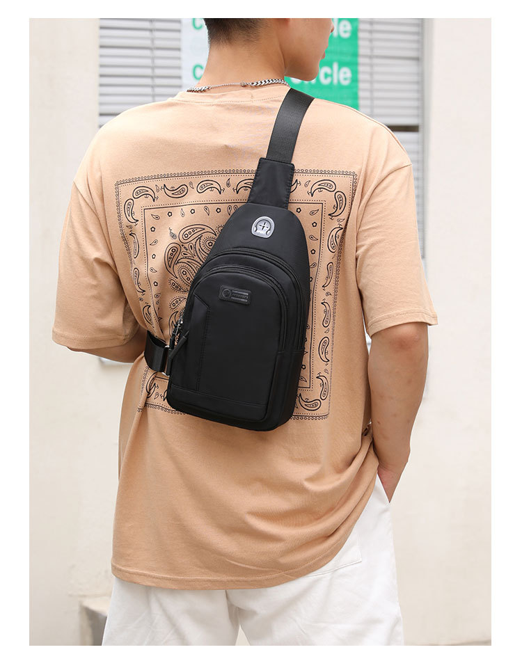 Men's Sports Solid Color Polyester Waist Bags display picture 2