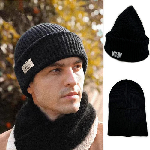 Winter and Spring New Knitted Hat Mountain Brand Thick Warm Ear Protection Anti-Cold Knitted Hat Unisex
