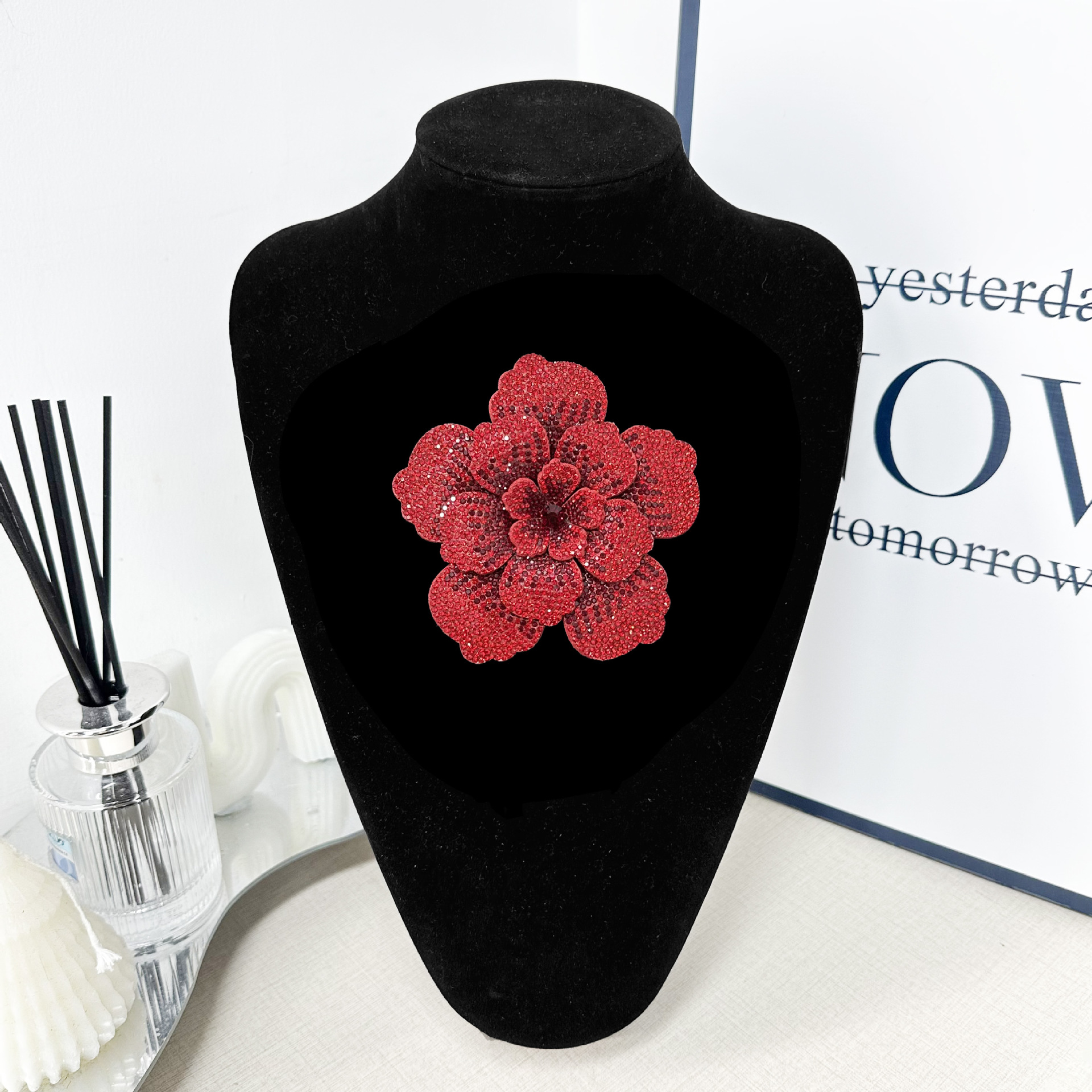 Flores tridimensionales de alta calidad diamante pectoral DIY materiales de decoración hecha a mano accesorios de sequilla ropa gorras accesorios de zapatos