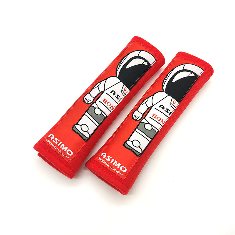 JDM Car Modified — Tengyuan Seat belt shoulder pad - asimo-red