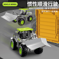 Simulation engineering vehicle toy car wholesale imitation alloy inertia engineering excavation sliding bulldozer stall cross-border toys