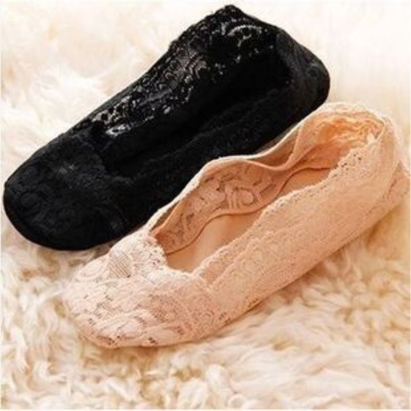 Spring and Summer Lace Boat Socks for Women, Non-Slip, No-Show, Low-Cut Invisible Socks, Solid Color Cotton Bottom, Zhuji Socks for Women, Wholesale