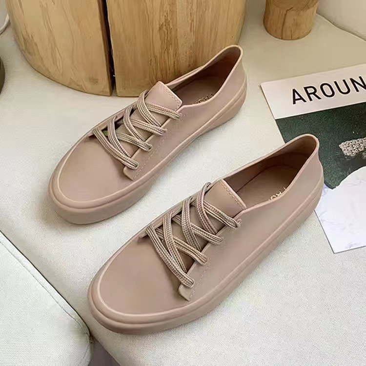 1901 작은 흰색 신발 카키