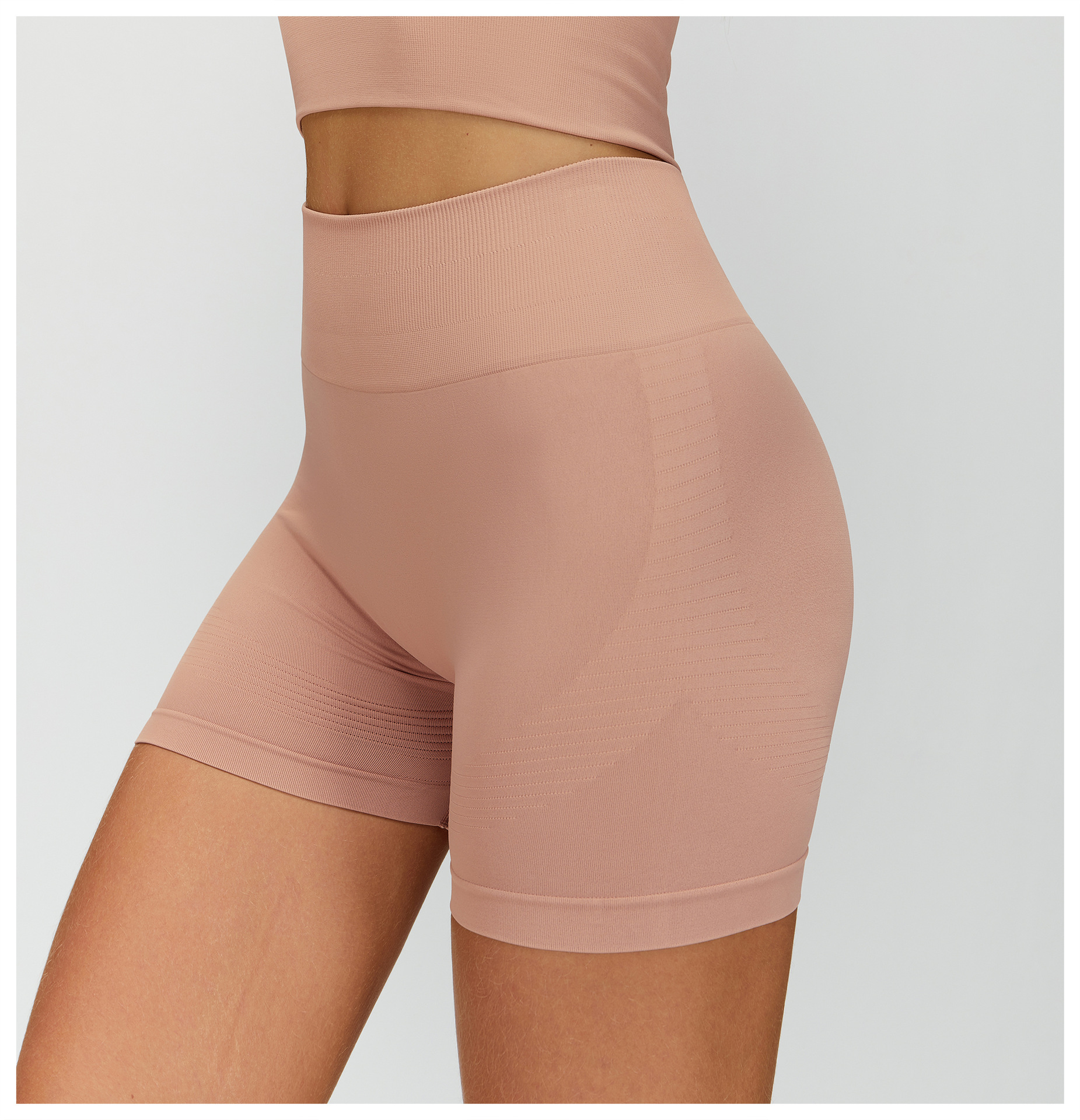 Seamless High-Waisted Yoga Shorts For Women – Peach Lift Design, Squat-Proof Workout Shorts For Gym, Running & Outdoor Activities_ecoleips.com