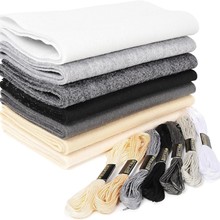 毛毡面料柔软可定制毛毡尺寸适用于工艺品DIY手工拼接无纺布缝纫