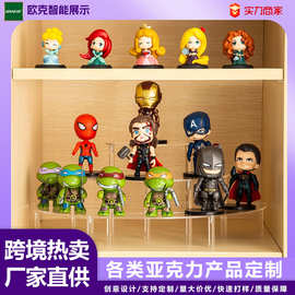 跨境多层亚克力蛋糕弧形展示架甜品婚庆生日置物架阶梯摆台陈列架