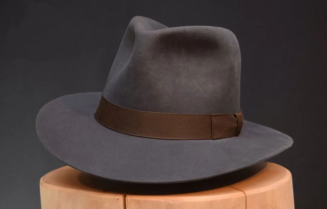 Cappello a cilindro in pura lana, alla moda, in feltro, con fiocco, in tinta unita, con decorazione a nastro, morbido_voghion.com