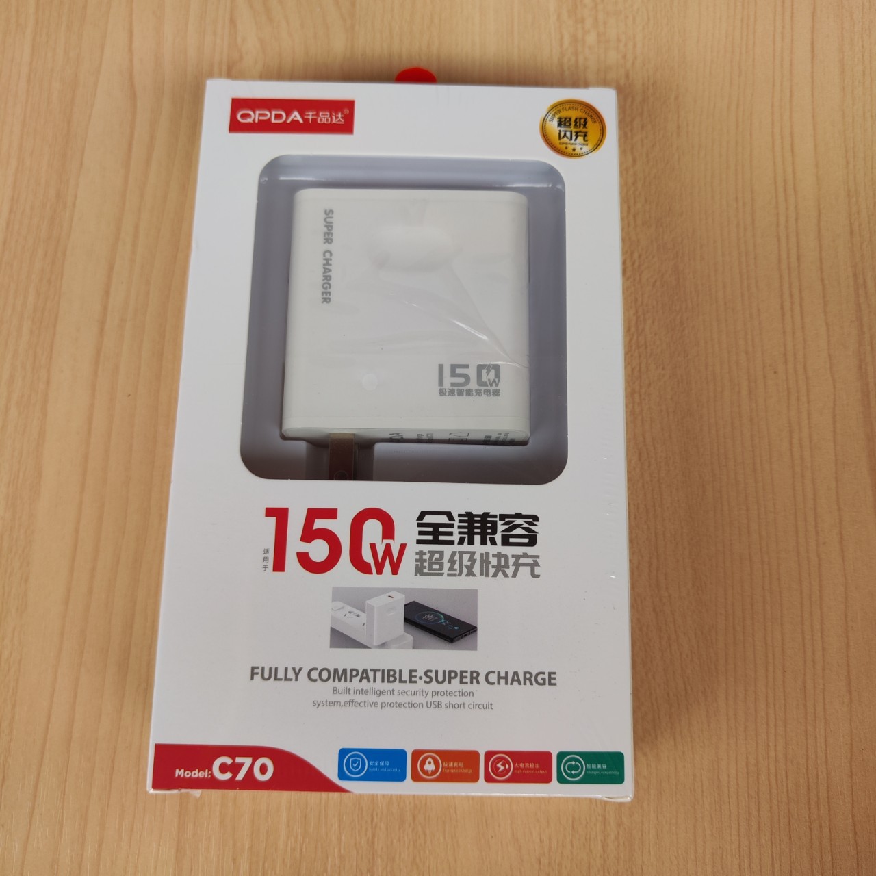 Marca C70 traje cargador de Flash totalmente compatible 150W cargador de flash al por mayor traje de cargador de capacidad corriente