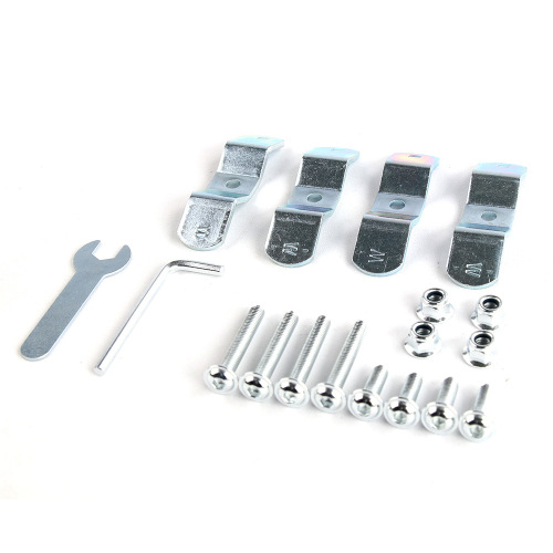 Motorcycle aluminum alloy tail box accessories bag screw bag lock cylinder lock quick release base plate installation bag saddle box accessories bag