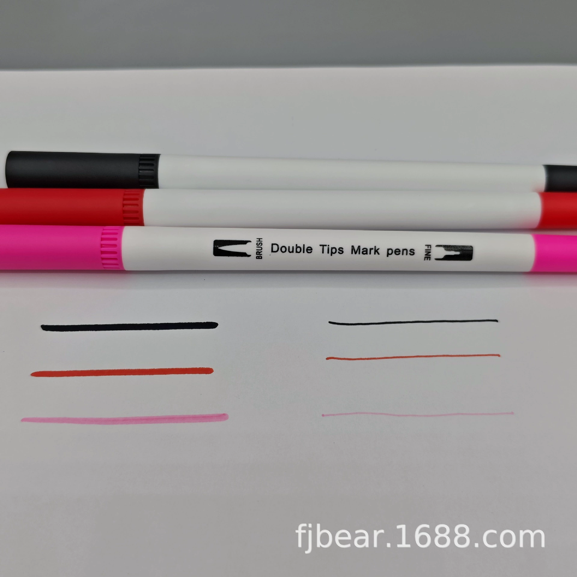 Double-sided watercolour, children's multicoloured crayons