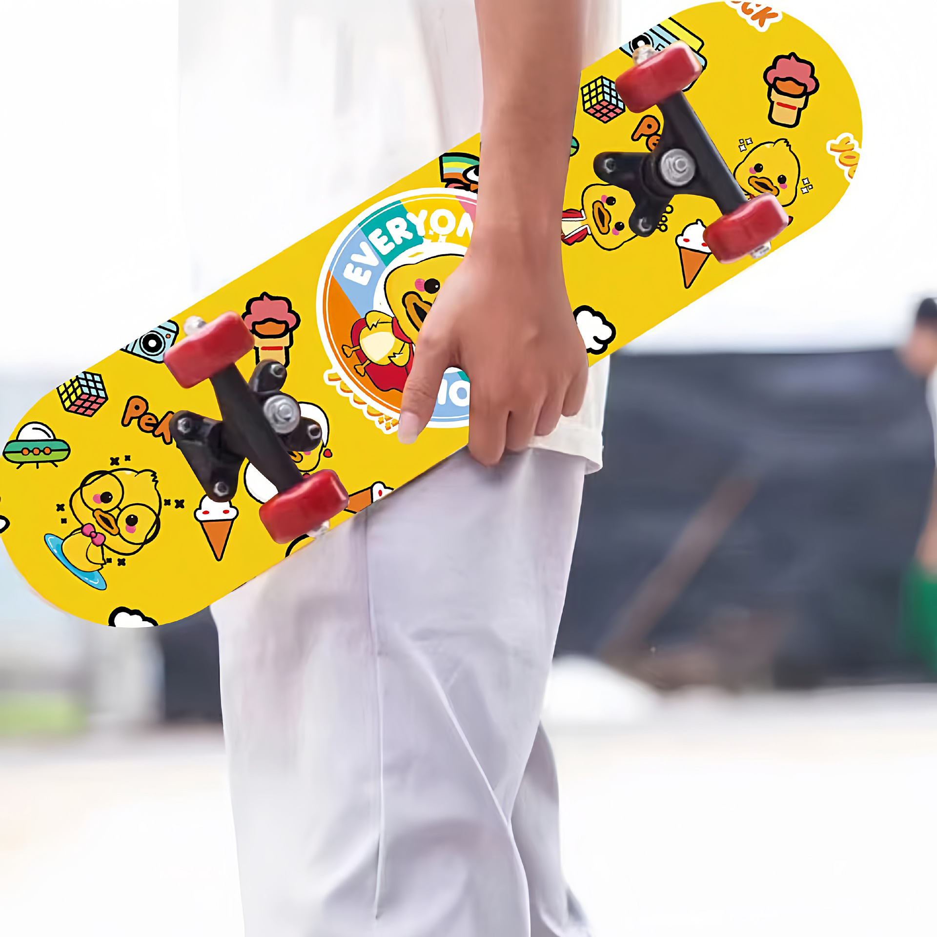 [Directly from the Manufacturer] Children's Scooter for Beginners Aged 3-6-12 Years Old, 8 Double-Wheeled Four-Wheeled 15-Year-Old Boys' Entry-Level