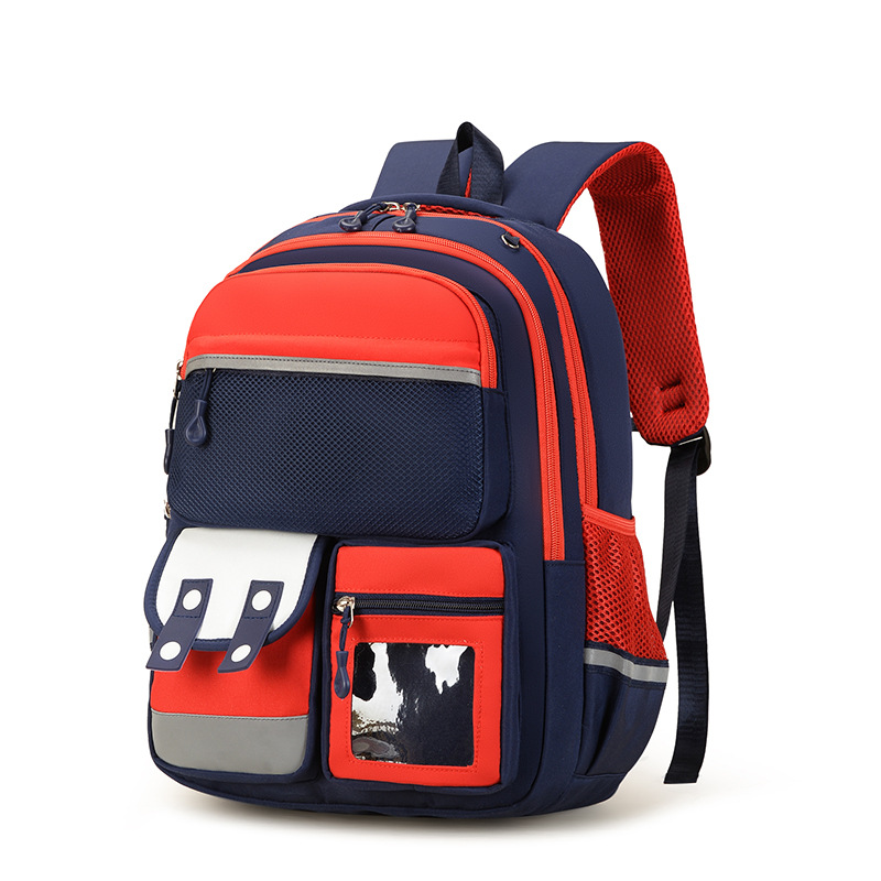 Soporte a la mochila de estudiantes de primaria personalizada, portátil y de gran capacidad, bolsillo para niños y niñas de 6 - 12 años de edad, mochila de hombro para niños