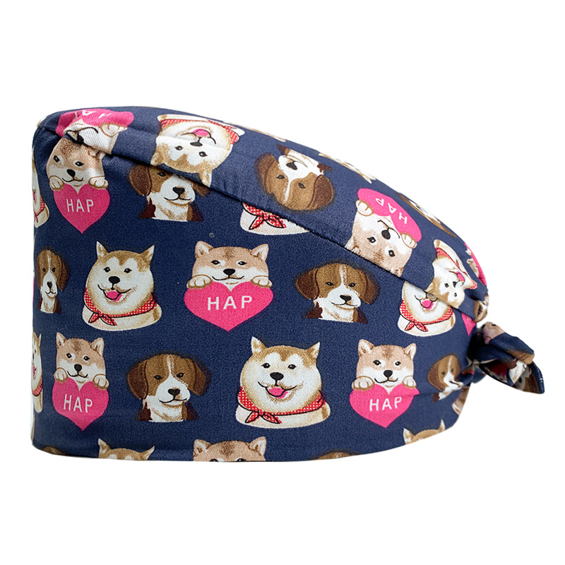 Quirófano sombrero hembra enfermera sombrero confinamiento flor tapa dental oral Clínica Médico lindo trabajo oral tapa