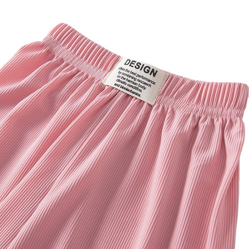 Летние тонкие дышащие прямые брюки для родителей и детей, модные повседневные широкие брюки для мамы и дочки, Детские Антимоскитные брюки