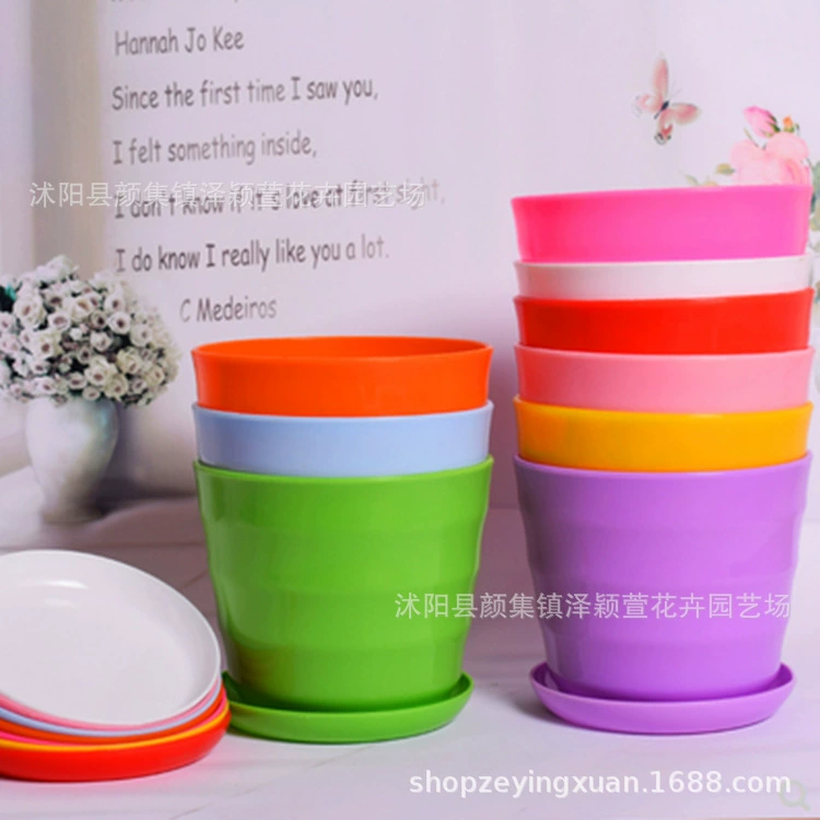 Пластиковое кашпо, круглый Highlighter, оптом