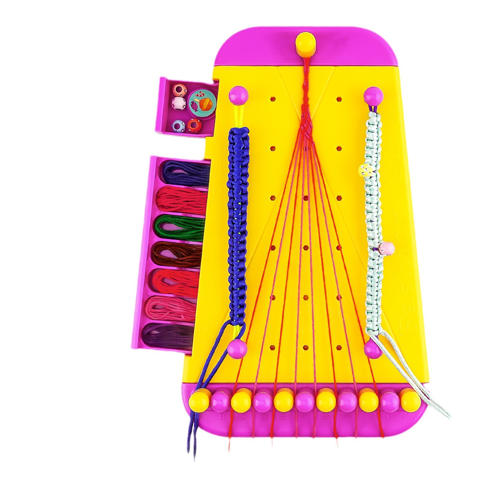 Cuerdas de brazalete para niños DIY amistía muñeca cuerda de mano joyería juguetes divertidos