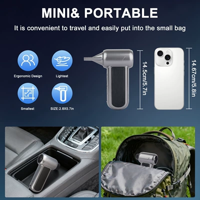 Tozsoranlar fan, mini portable dust