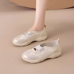 玛丽珍小白鞋女鞋2025新款秋季芭蕾德训鞋女款复古休闲运动板鞋子