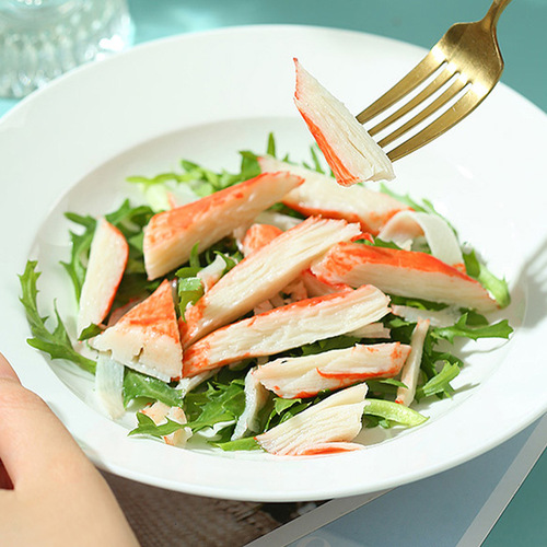 Korean imported crab foot sticks, Tremi crab sticks, crab meat sticks, ready-to-eat hand-shredded crab sticks, hot pot sushi ingredients