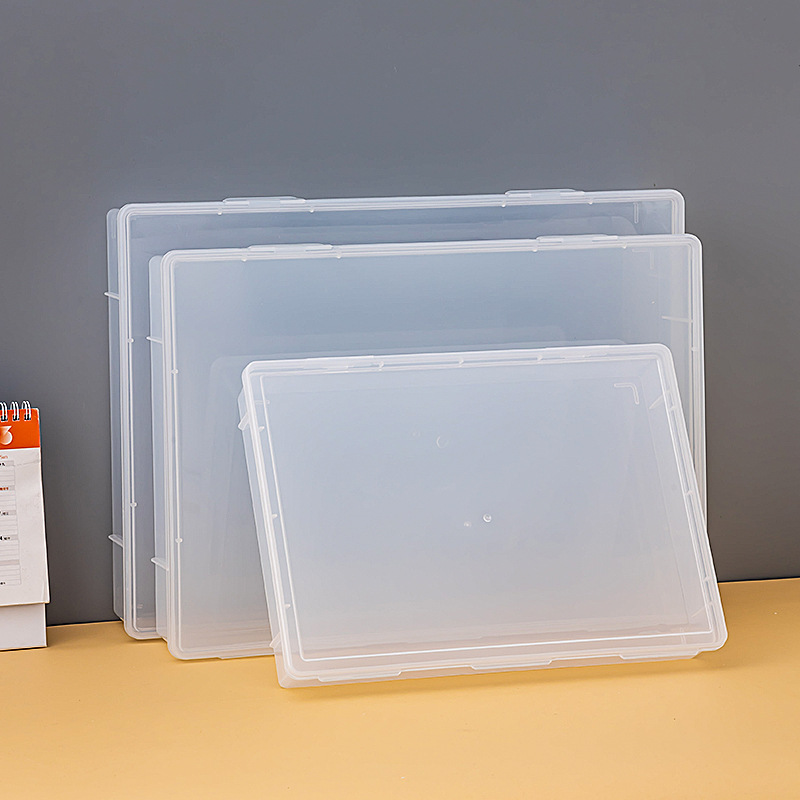 Office a3 data file rack file box storage box desktop finishing engineering drawings plastic transparent storage box Office a3 data file rack file box storage box desktop finishing engineering drawings plastic transparent storage box